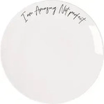 Statement I Am Amazing Not Perfect Fr&uuml;hst&uuml;cksteller 21 cm