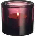 Teelichthalter Kivi 6 cm, bordeauxrot