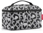 Beautycase Kosmetiktasche, grau, Leopardenmuster