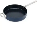 Space Pfanne 28 cm blau mit klappbaren Griffen