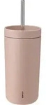 To-Go Sip Thermobecher 400 ml Altrosa aus doppelschichtigem Stahl mit Strohhalm