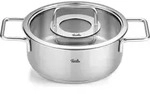 Pure Collection Topf 24 cm niedrig mit Glasdeckel