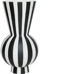 Toppu Vase 28 cm, schwarz-wei&szlig;