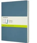 Moleskine Cahier Journals Blanko Notizb&uuml;cher XL blau 3 St.
