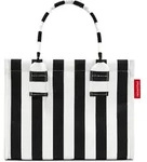 Daily Shopper XS Tasche gestreift, schwarz-wei&szlig;, aus recyceltem Material