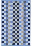 Unique Handtuch 30 x 50 cm Schachbrett saphirblau