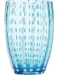 Perle Wasserglas 320 ml aquamarin