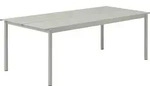 Linear Tisch 220 x 90 cm, grau