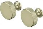 Rof Wandhaken rund, Messing, 2 St.