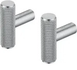 Rof Wandhaken l&auml;nglich, silber, 2 St.
