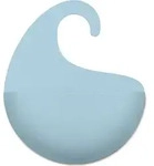 Surf Recycled Badezimmerablage XL hellblau