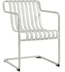 Palissade Garten Freischwinger Sessel, grau