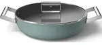 Servierpfanne 50's Style II tief 28 cm, smaragdgr&uuml;n