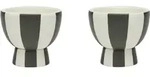 Toppu Eierbecher, schwarz-wei&szlig;, 2 St.