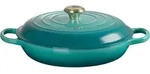 Gourmet Topf niedrig 28 cm, Bleu Riviera