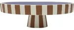 Toppu Tortenplatte 27 x 27 cm, braun-violett
