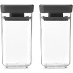 Tasty+ K&uuml;chenbeh&auml;lter 150 ml dunkelgrau 2 St.