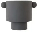 Inka Kana &Uuml;bertopf 22 cm, anthrazit