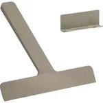 Ume Badezimmerwischer taupe mit Griff