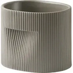 Ridge &Uuml;bertopf 15 cm taupe