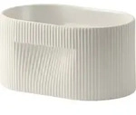 Ridge &Uuml;bertopf 13 cm wei&szlig;