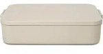 Make & Take Lunchbox mit F&auml;chern L, beige