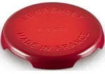BBQ Outdoor Untersetzer f&uuml;r hei&szlig;es Geschirr 22 cm kirschrot