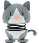 Hoptimist Cat Breed Figur Amerikanisch Kurzhaar XS, graublau