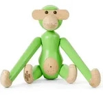 Kay Bojesen Kleine Figur mini Affe hellgr&uuml;n aus Holz