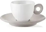 Everyday Espressotassen taupe mit Untertasse 2 St.