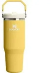 IceFlow 2.0 Thermobecher mit Griff und Strohhalm, Daffodil, 890 ml