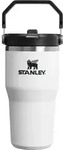 IceFlow Thermobecher mit Griff und Strohhalm, Chalk, 590 ml
