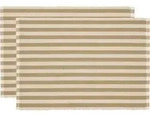 Statement Tischsets 33 x 48 cm gestreift beige 2 St.