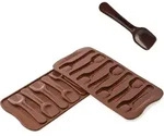 Scg28 Choco Spoon Form f&uuml;r Schoko-Pralinen Silikon