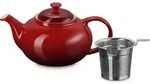 Le Creuset Teekanne 1,3 l kirschrot mit Sieb