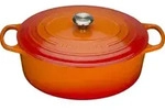 Signature Br&auml;ter 35 cm oval Feuriges Orange