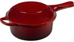 Marmitout Signature Kasserolle 22 cm kirschrot 2in1