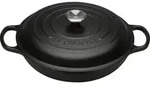 Gourmet Signature Topf 30 cm niedrig schwarz