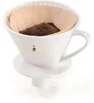 Sandro Kaffeezubereiter aus Porzellan F&uuml;r Filter der Gr&ouml;&szlig;e 4