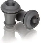 Wine Saver Verschl&uuml;sse des Systems grau 2 St.