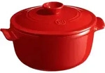 Emile Henry Keramiktopf 2,5 L, rot