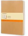 Moleskine Cahier Journals Linierte Notizb&uuml;cher XL sandfarbig 3 St.