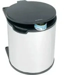 De Luxe Schrankeimer 15 l rostfreier Stahl