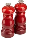 Le Creuset Salz- und Pfefferm&uuml;hlen 11 cm kirschrot 2 St.