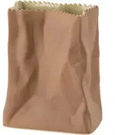 Dnl Vase 10 cm braun