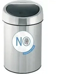 Touch Bin M&uuml;lleimer 3 l FPP Stahl matt