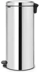 Newicon Pedal-M&uuml;lleimer 30 l polierter Stahl