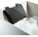 Loft Badewannenkissen 21 x 32 cm schwarz mit 2 Saugn&auml;pfen