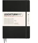 Leuchtturm 1917 Notizbuch B5, liniert, Softcover, 123 Seiten, schwarz, 80 g/m2