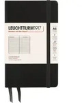 Leuchtturm 1917 Notizbuch A6, liniert, Hardcover, 187 Seiten, schwarz, 80 g/m2